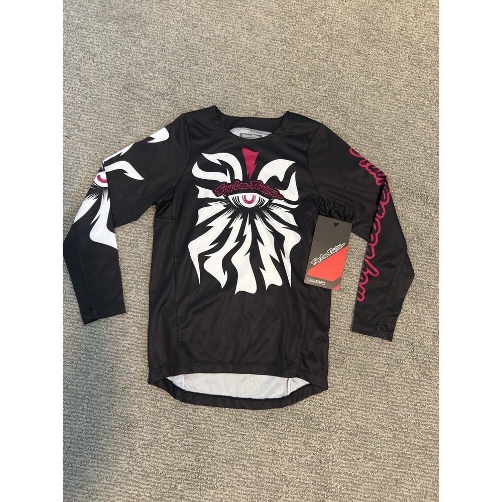 Troy Lee Designs Youth GP Pro Cyclops MX Jersey Size XS Black And Pink